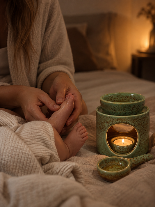 Abhyanga olie verwarmer | Voor mama & baby